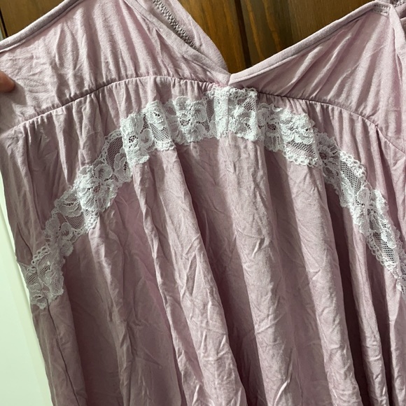 Body By Victoria Purple Modal Babydoll Slip Large - Picture 4 of 4